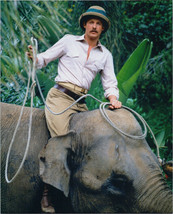 Bring &#39;em Back Alive 1982 TV series bruce Boxleitner sits on elephant 8x10 photo - £7.56 GBP
