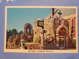 Vtg Postcard The Grotto, Dickeyville, Wisconsin, WI - £3.90 GBP