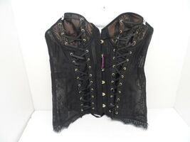 Adore Me Women's Lingerie Lace Mesh Bustier 07183 Black Small - $14.24