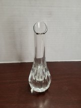 Baccarat Bud Flower Vase France Art Glass Clear Annick Crystal - £96.44 GBP