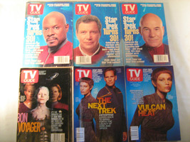 Magazines Lot of 6 STAR TREK Turns 30! TV Guide &amp; others 1996, 2001 [Y54b] - £11.37 GBP