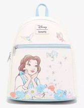 Loungefly Disney Beauty And The Beast Daydream Flowers Books Mini Backpack Bag - £63.21 GBP