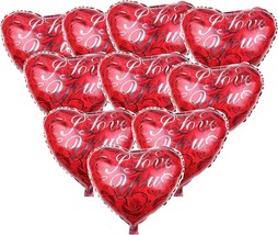18inch I Love You Heart Foil Balloons, Wedding Engagement Party Decor, 1... - $16.82