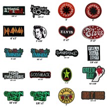 Elvis Def Leppard Guns n’ Roses Fall Out Boy Red Hot Chili Peppers Iron On Patch - £4.39 GBP