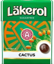 Läkerol Cactus 25g, 48-Pack - Swedish Sugar Free Licorice Pastilles - £73.52 GBP