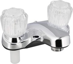 Empire Faucets Mobile Home/RV Lavatory Faucet - 4 Inch Chrome, with Crystal - £19.94 GBP