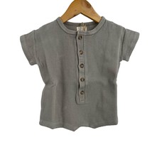 The Simple Folk Explorer Playsuit Waffle Knit Grey 3-6 Month New - £22.48 GBP