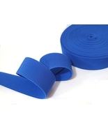 2&quot; 5cm wide 3yds Electric Blue Strong &amp; Heavy Duty Elastic Band Waistban... - £4.69 GBP