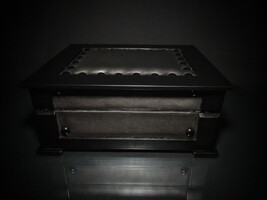 Black  "Chesterfield" Humidor - 60 / 70 Count NIB Handmade Made in USA image 9