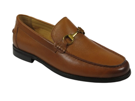 Men's Shoes STEVE MADDEN Soft Leather Upper Slip on Alfio Tan image 6