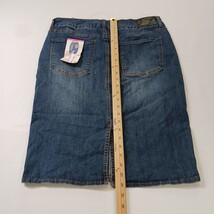 !iT Tatiana Women's Size 14 Blue Jean Skirt Tummy Tuck Stretch Corset Denim image 8