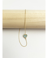 Candy Heart Bracelet in Mint Mother of Pearl - £27.94 GBP