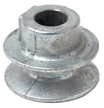 Chicago Die Cast 150A 1.5" x 1/2" Die-Cast V-Grooved Pulley - $9.95