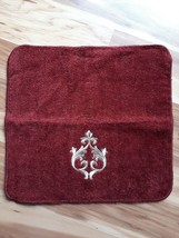 Avanti Monaco Washcloth Bathroom 12&quot;x12&quot; Cotton Brick Color ~ New! - $9.36