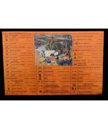 Vtg Orange Color Postcard Native American Symbols and Meanings 1946 Posted - €10,42 EUR