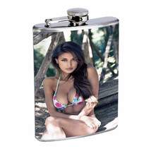 Moroccan Pin Up Girls D11 Flask 8oz Stainless Steel Hip Drinking Whiskey - $14.80