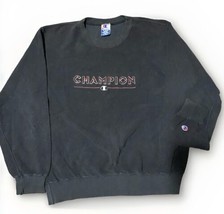 Vintage Early 2000s Distressed Reverse Material Champion Sweater Size Xl - £30.54 GBP