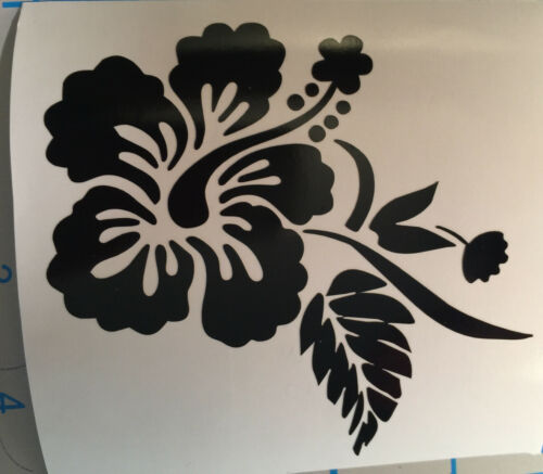 Super Cute|Hawaiian HibiscusFlower|Summer|Tropical|Vinyl|Decal|You Pick ... - $1.98