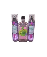 Bath &amp; Body Works Apple Blossom Lavender 3 Piece Set Fragrance Mist &amp; Sh... - £30.36 GBP