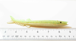 Lot of 20 Soft Plastic Barracuda Sage Green/Pearl 6&quot; Bulk Packaged - £19.12 GBP