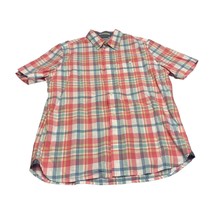 L.L.Bean Shirt Mens Large Multicolor Plaid 100% Cotton Slightly Fitted B... - $21.28