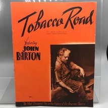 Vtg 1940 Tobacco Road Ford Theater Souvenir Programm Und Playbill John Barton - $25.72