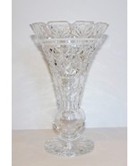 EXQUISITE VINTAGE WATERFORD CRYSTAL 8&quot; HIGHLY CUT BEAUTIFULLY SHAPED FLA... - $208.42 CAD