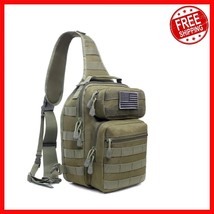Versatile Military Sling Bag with Concealed Compartment &amp; Adjustable Straps - $682.57 MXN