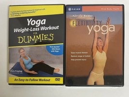YOGA Weight Loss Workout For Dummies DVD / Flexibility YOGA / 2 DVD Lot ... - £26.37 GBP