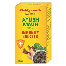 Baidyanath Ayush Kwath Tablets - Immunity Booster - 60 tablets (Pack of 1) - £15.17 GBP