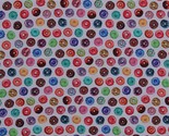 Cotton Donuts Doughnuts Desserts Bakery Treats Fabric Print by the Yard ... - $11.95