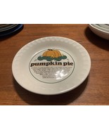 Vintage Pumpkin Pie Pan Thanksgiving And Christmas Holidays Deserts - $20.00