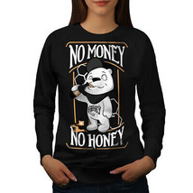 Wellcoda No Money Honey Beer Funny Womens Sweatshirt,  Casual Pullover J... - £23.02 GBP+