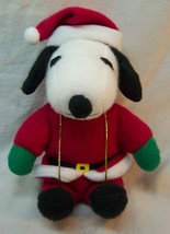 Whitman&#39;s Nice Christmas Snoopy As Santa 7&quot; Plush Stuffed Animal Toy - £11.68 GBP
