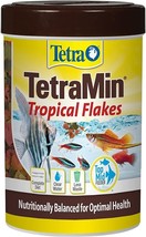 Tetra TetraMin Tropical Flakes 3.53 Ounces, Nutritionally Balanced Fish Food, - £18.45 GBP