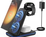 Wireless Charger For Samsung&amp;Android: 3 In 1 Charging Station For Galaxy... - $54.99