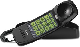 The At&amp;T Trimline 213-11 Corded Home Phone Features Large Buttons And A Visual - £30.14 GBP