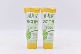 LOT OF 2 Alba Botanica Acne Dote Face &amp; Body Scrub, 8 oz - £19.97 GBP