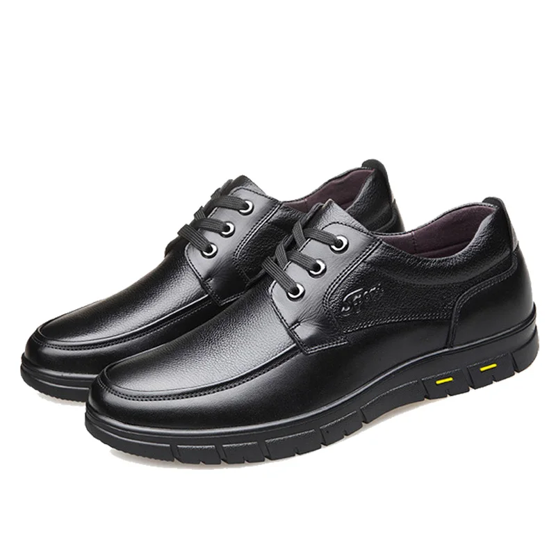 Men Casual Shoes Leather Men Business Men&#39;s Oxford Shoes Breathable  Men... - $52.59
