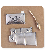 Harry Potter Lapel Pins: Hogwarts Express Train Seat, Letter, and Broom - $88.76 CAD