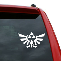 Skyward Sword TriForce Vinyl Decal | Color: White | 3&quot; x 5&quot; - $4.74