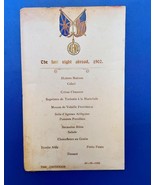 1902 Ship&#39;s Menu Signed by Crew Members THE CRITERION - £73.81 GBP