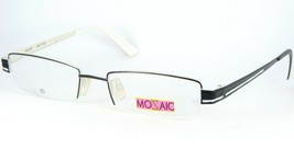 Neuf MOZAIC MO-1026 A7 4 Noir/Blanc Lunettes Métal Cadre 51-18-135mm - $66.78