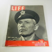 Vintage Life Magazine: April 13 1942 - Army&#39;s Supply Chief Year Subscription - £10.46 GBP
