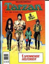 Tarzan #8 1990-Edgar Rice Burroughs-Norwegian-non U.S. story-VF- - £40.31 GBP