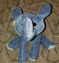 Grey Elephant Stuffed Animal 8&quot; Ages 3+ - £6.22 GBP