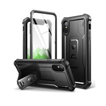 For Iphone Xs Max Case, [Built In Screen Protector And Kickstand] Heavy Duty Mil - £25.06 GBP
