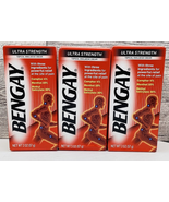 3x Bengay Ultra Strength Topical Pain Relief Cream, Non-Greasy Analgesic... - $365.06 MXN