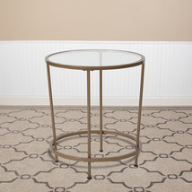 Glass End Table NAN-JN-21750ET-GG - £55.91 GBP