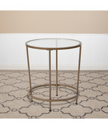 Glass End Table NAN-JN-21750ET-GG - $95.97 CAD